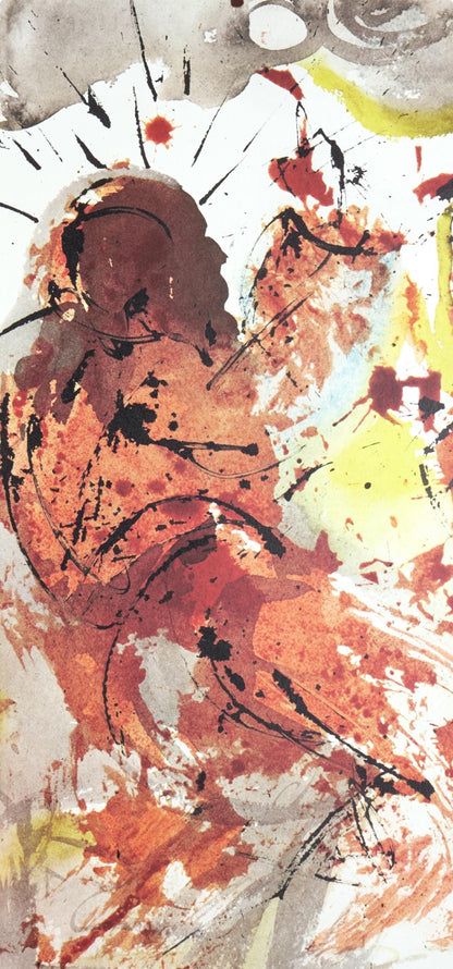 Salvador Dali, Composition (Michler/Lpsinger 1600; Field 69-3), Biblia Sacra, Lithograph