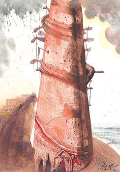 Salvador Dali, Composition (Michler/Lpsinger 1600; Field 69-3), Biblia Sacra, Lithograph