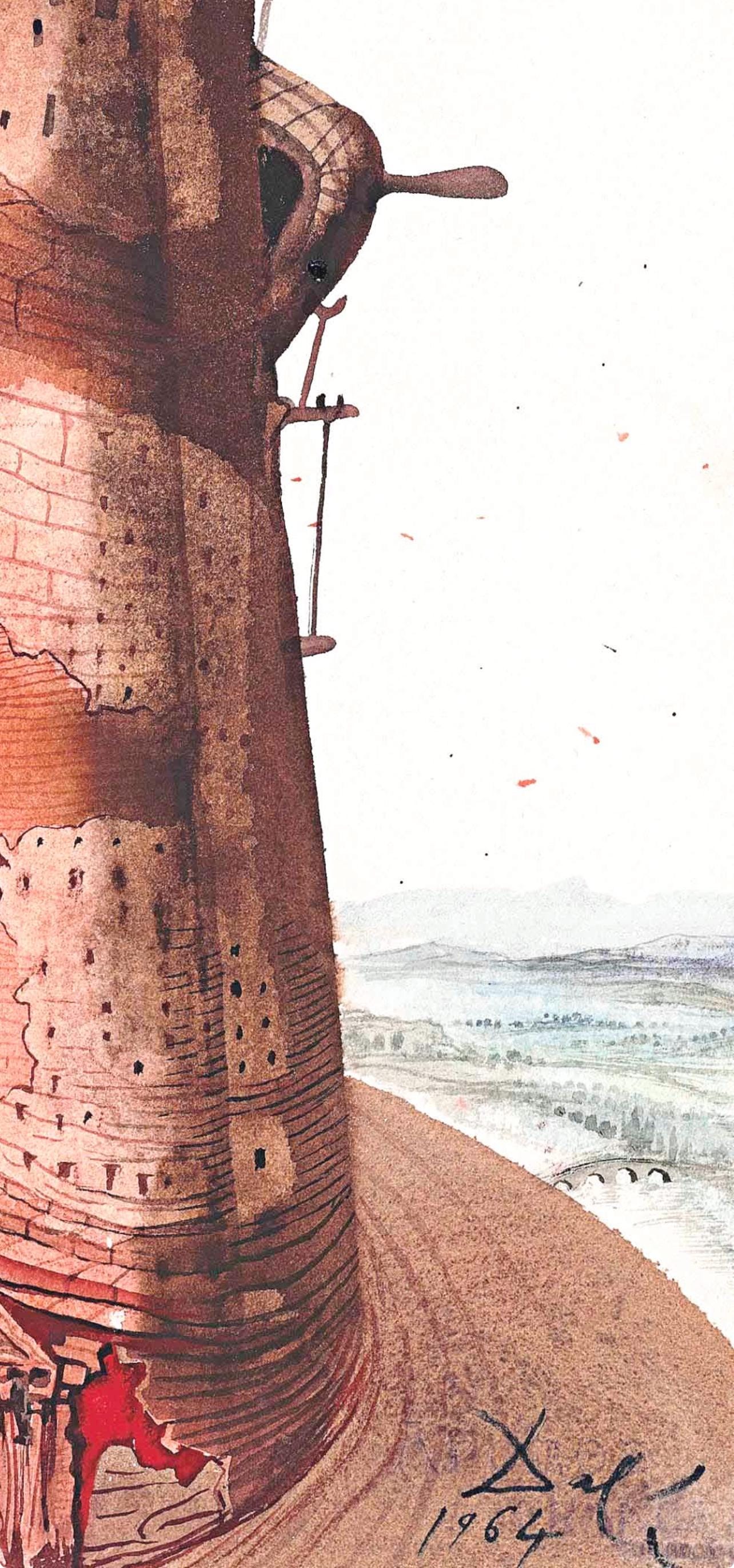 Salvador Dali, Composition (Michler/Lpsinger 1600; Field 69-3), Biblia Sacra, Lithograph