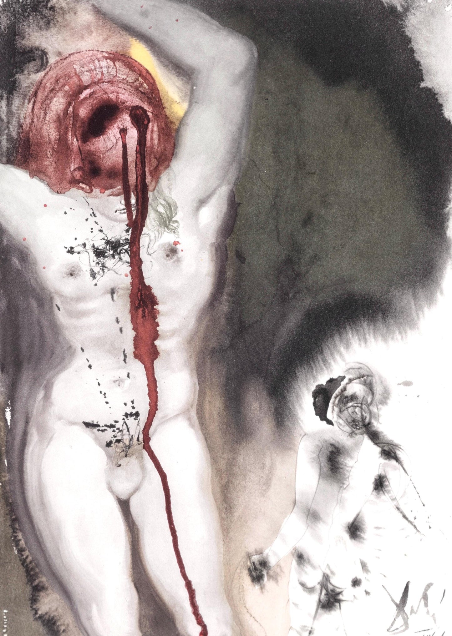 Salvador Dali, Composition (Michler/Lpsinger 1600; Field 69-3), Biblia Sacra, Lithograph