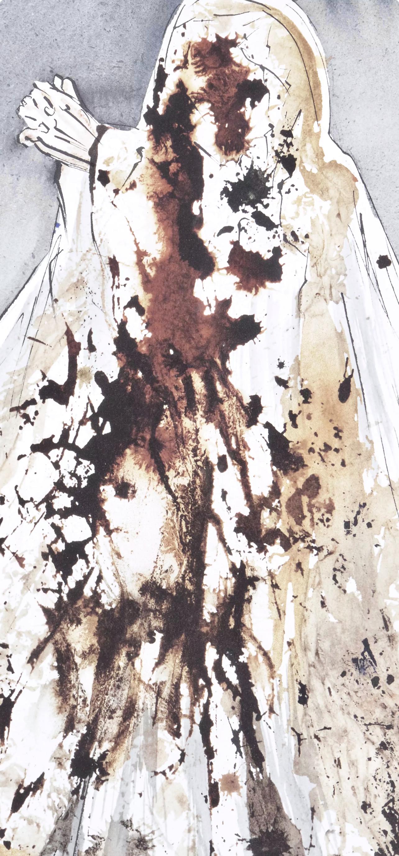 Salvador Dali, Composition (Michler/Lpsinger 1600; Field 69-3), Biblia Sacra, Lithograph