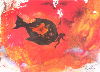 Salvador Dali, Composition (Michler/Lpsinger 1600; Field 69-3), Biblia Sacra, Lithograph