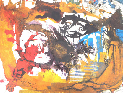 Salvador Dali, Composition (Michler/Lpsinger 1600; Field 69-3), Biblia Sacra, Lithograph