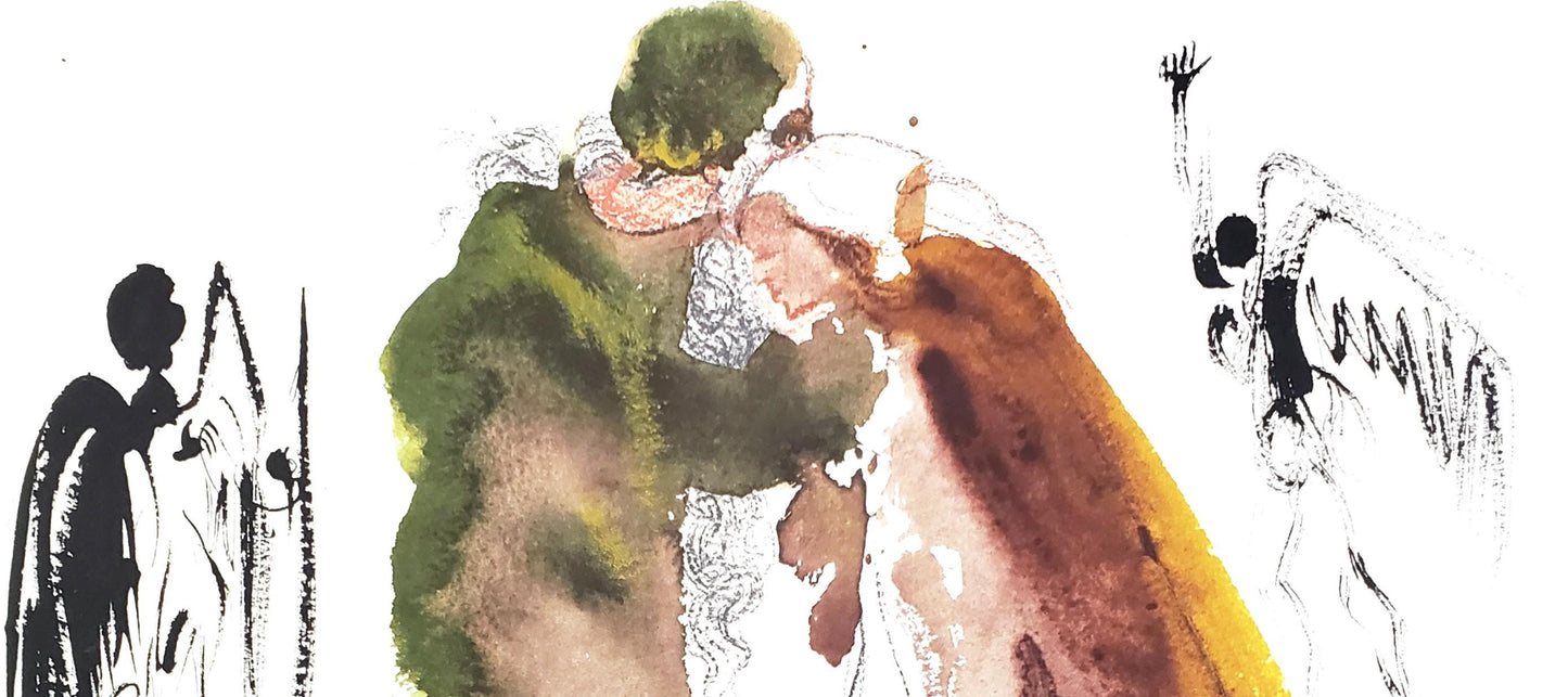 Salvador Dali, Composition (Michler/Lpsinger 1600; Field 69-3), Biblia Sacra, Lithograph