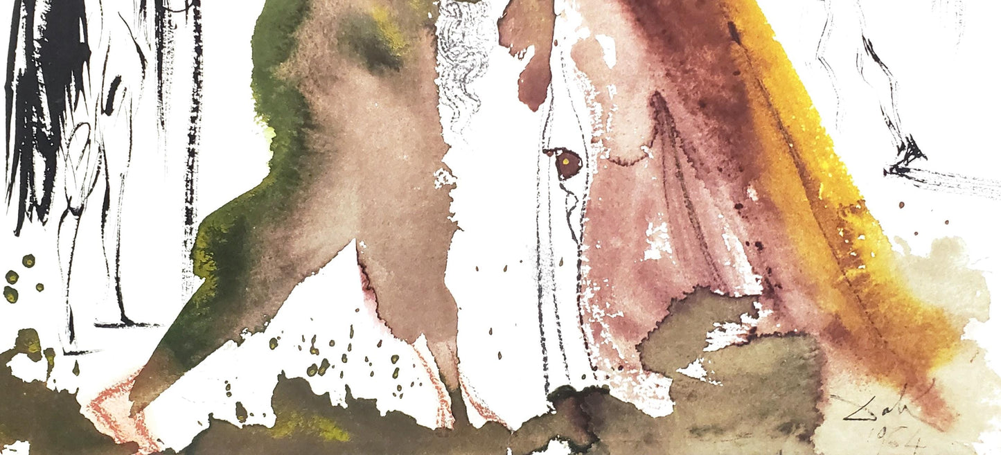 Salvador Dali, Composition (Michler/Lpsinger 1600; Field 69-3), Biblia Sacra, Lithograph