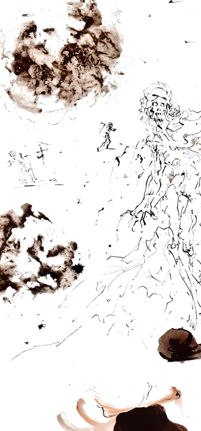 Salvador Dali, Composition (Michler/Lpsinger 1600; Field 69-3), Biblia Sacra, Lithograph