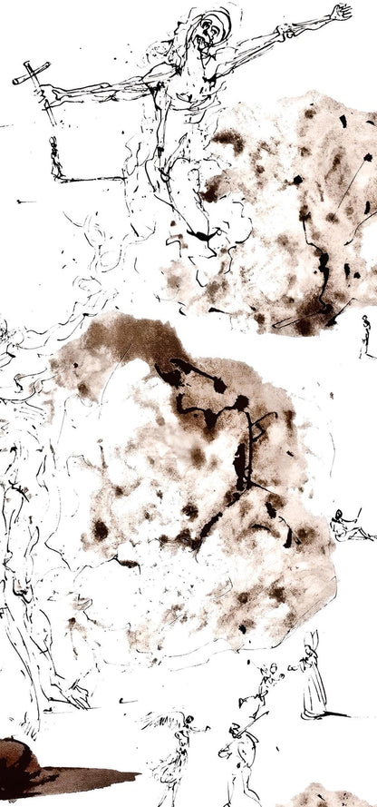 Salvador Dali, Composition (Michler/Lpsinger 1600; Field 69-3), Biblia Sacra, Lithograph