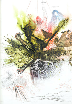 Salvador Dali, Composition (Michler/Lpsinger 1600; Field 69-3), Biblia Sacra, Lithograph