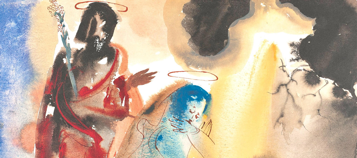 Salvador Dali, Composition (Michler/Lpsinger 1600; Field 69-3), Biblia Sacra, Lithograph