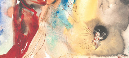 Salvador Dali, Composition (Michler/Lpsinger 1600; Field 69-3), Biblia Sacra, Lithograph