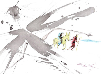 Salvador Dali, Composition (Michler/Lpsinger 1600; Field 69-3), Biblia Sacra, Lithograph