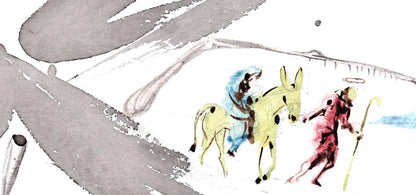 Salvador Dali, Composition (Michler/Lpsinger 1600; Field 69-3), Biblia Sacra, Lithograph