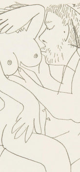 Pablo Picasso, 8.10.64. Xv (Cramer 148), Le Got Du Bonheur, Mixed Media Lithograph