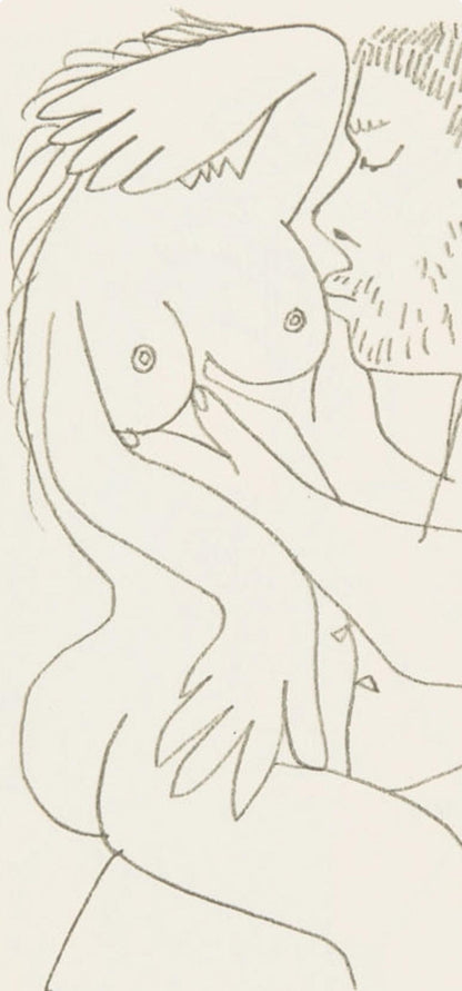 Pablo Picasso, 8.10.64. Xv (Cramer 148), Le Got Du Bonheur, Mixed Media Lithograph