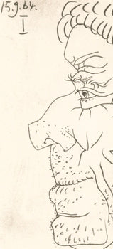Pablo Picasso, 15.9.64. I (Cramer 148), Le Got Du Bonheur, Mixed Media Lithograph