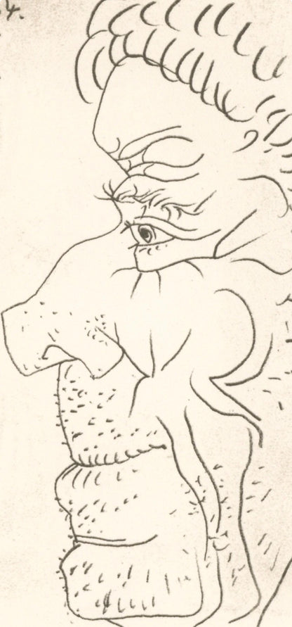 Pablo Picasso, 15.9.64. I (Cramer 148), Le Got Du Bonheur, Mixed Media Lithograph