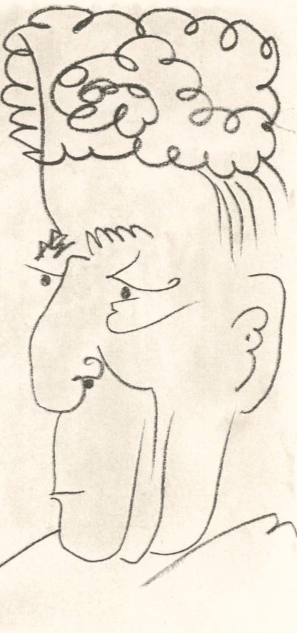 Pablo Picasso, 15.9.64. Iii (Cramer 148), Le Got Du Bonheur, Mixed Media Lithograph