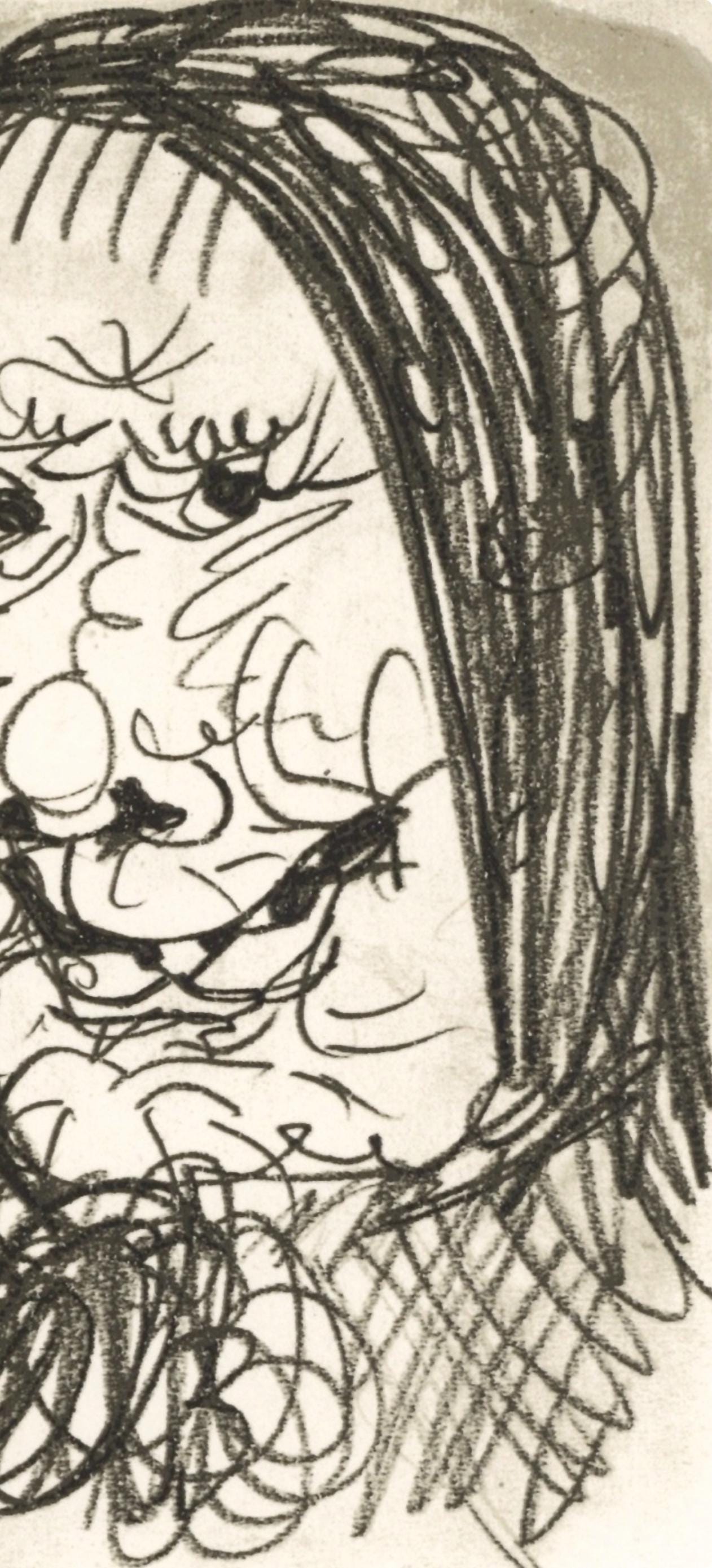 Pablo Picasso, 23.9.64 Iii (Cramer 148), Le Got Du Bonheur, Mixed Media Lithograph