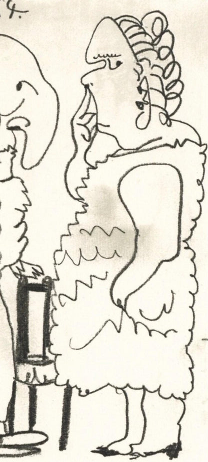 Pablo Picasso, 29.9.64. I (Cramer 148), Le Got Du Bonheur, Mixed Media Lithograph