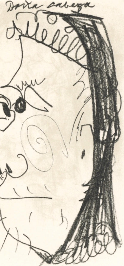 Pablo Picasso, 23.9.64. Ii (Cramer 148), Le Got Du Bonheur, Mixed Media Lithograph