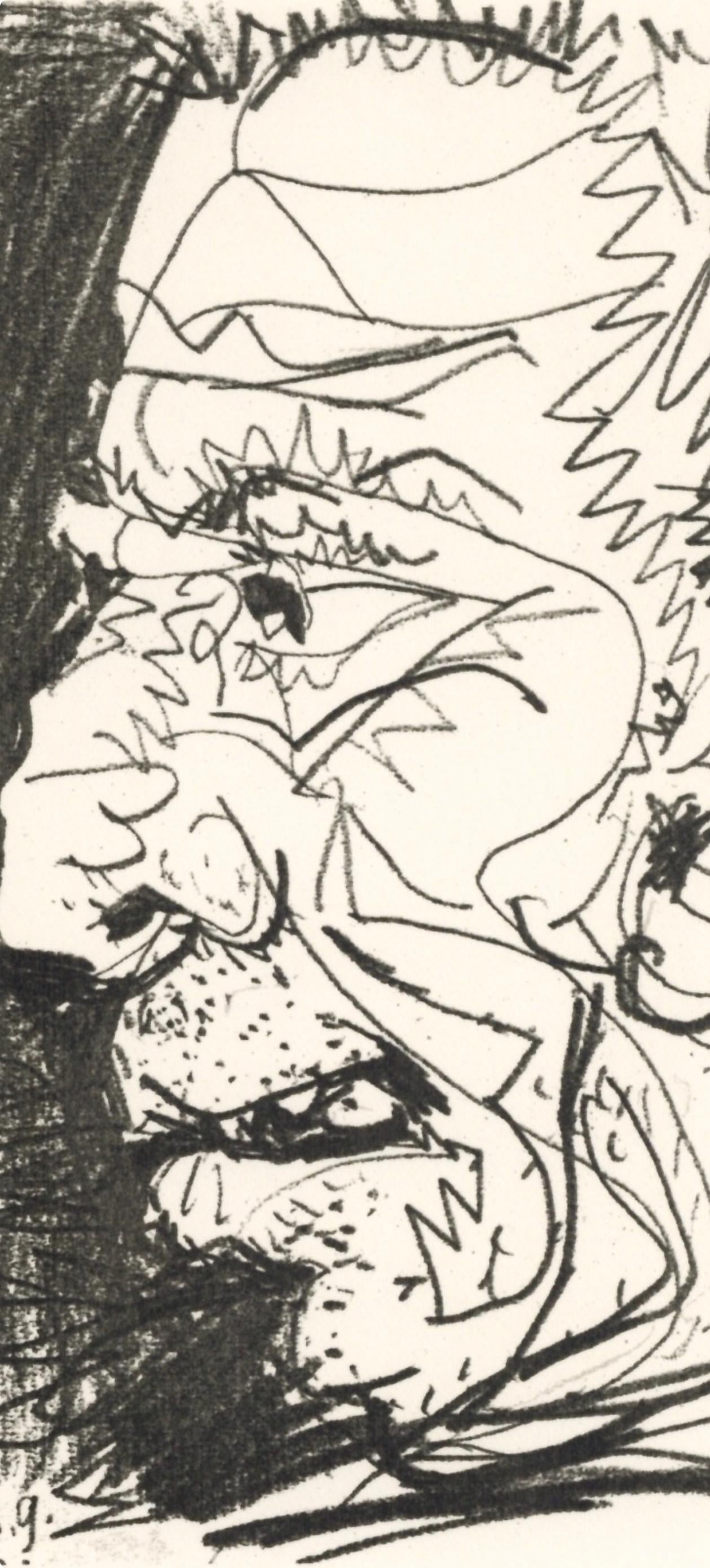 Pablo Picasso, 64.23.9. I (Cramer 148), Le Got Du Bonheur, Mixed Media Lithograph