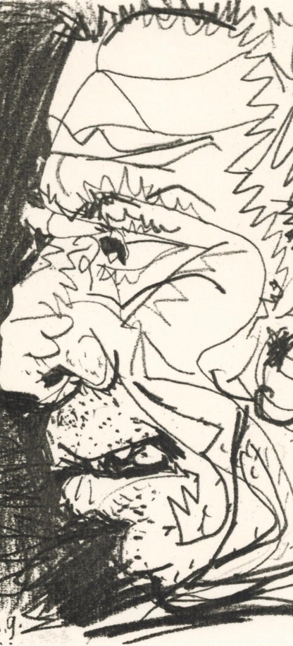 Pablo Picasso, 64.23.9. I (Cramer 148), Le Got Du Bonheur, Mixed Media Lithograph