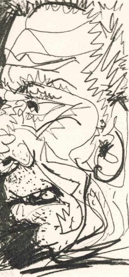 Pablo Picasso, 64.23.9. I (Cramer 148), Le Got Du Bonheur, Mixed Media Lithograph