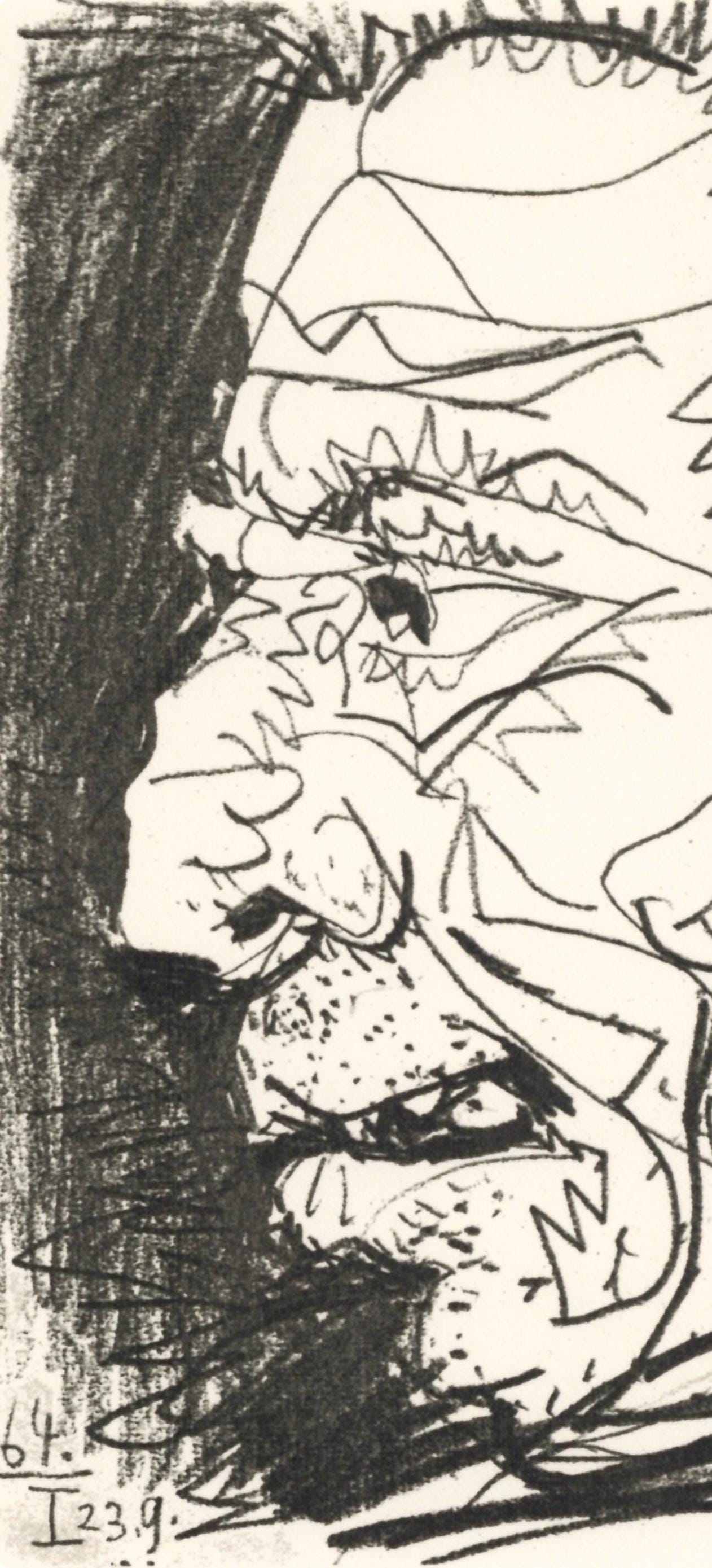 Pablo Picasso, 64.23.9. I (Cramer 148), Le Got Du Bonheur, Mixed Media Lithograph