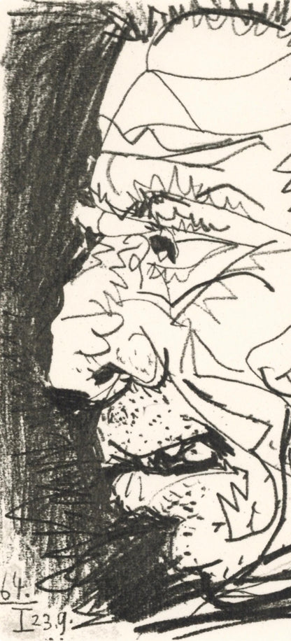 Pablo Picasso, 64.23.9. I (Cramer 148), Le Got Du Bonheur, Mixed Media Lithograph