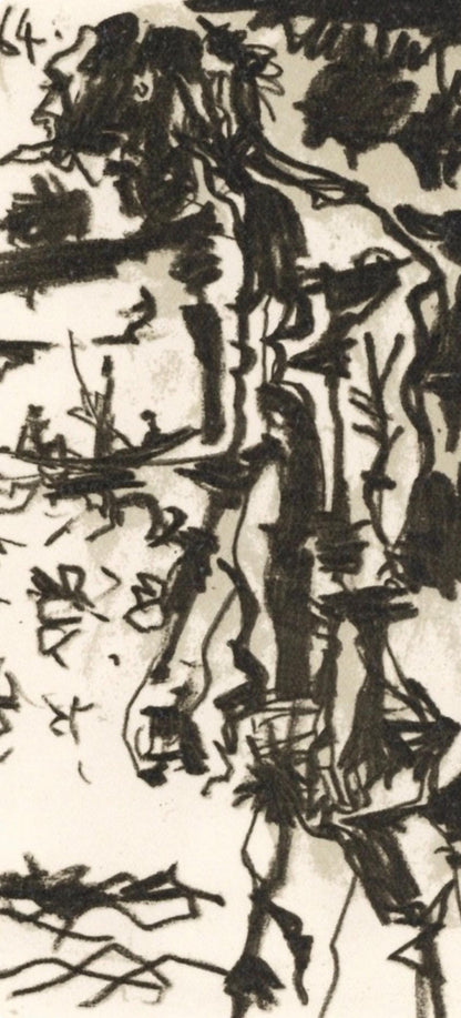 Pablo Picasso, 16.9.64. (Cramer 148), Le Got Du Bonheur, Mixed Media Lithograph