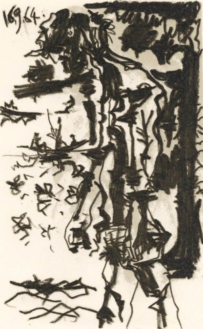 Pablo Picasso, 16.9.64. (Cramer 148), Le Got Du Bonheur, Mixed Media Lithograph