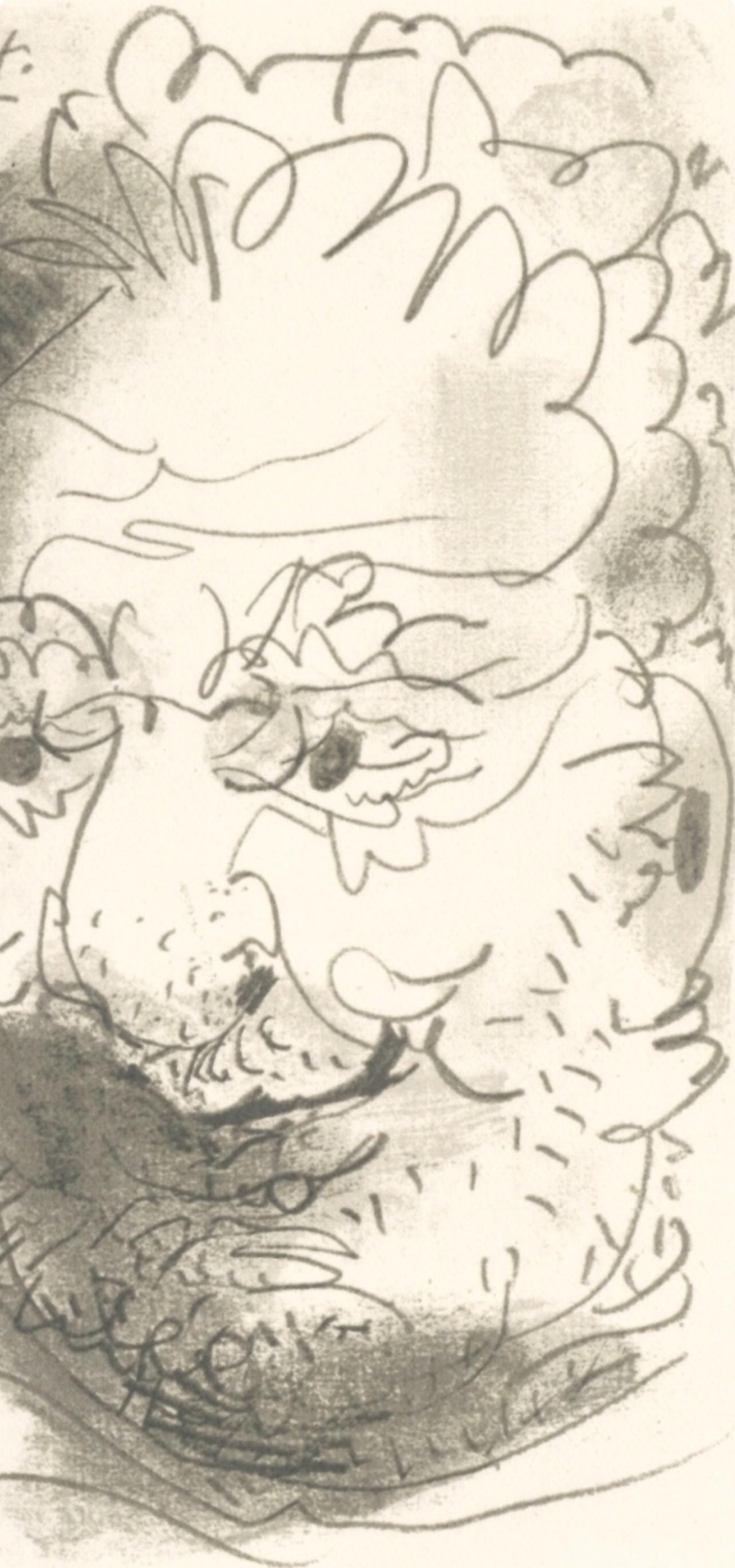 Pablo Picasso, 20.9.64. Iv (Cramer 148), Le Got Du Bonheur, Mixed Media Lithograph