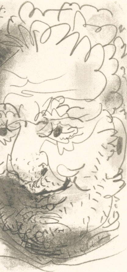 Pablo Picasso, 20.9.64. Iv (Cramer 148), Le Got Du Bonheur, Mixed Media Lithograph