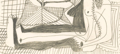 Pablo Picasso, 25.4.64. (Cramer 148), Le Got Du Bonheur, Mixed Media Lithograph