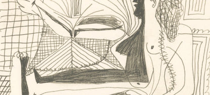 Pablo Picasso, 25.4.64. (Cramer 148), Le Got Du Bonheur, Mixed Media Lithograph