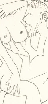 Pablo Picasso, Picasso, 8.10.74 Xvi (Cramer 148), Le Got Du Bonheur, Mixed Media Lithograph