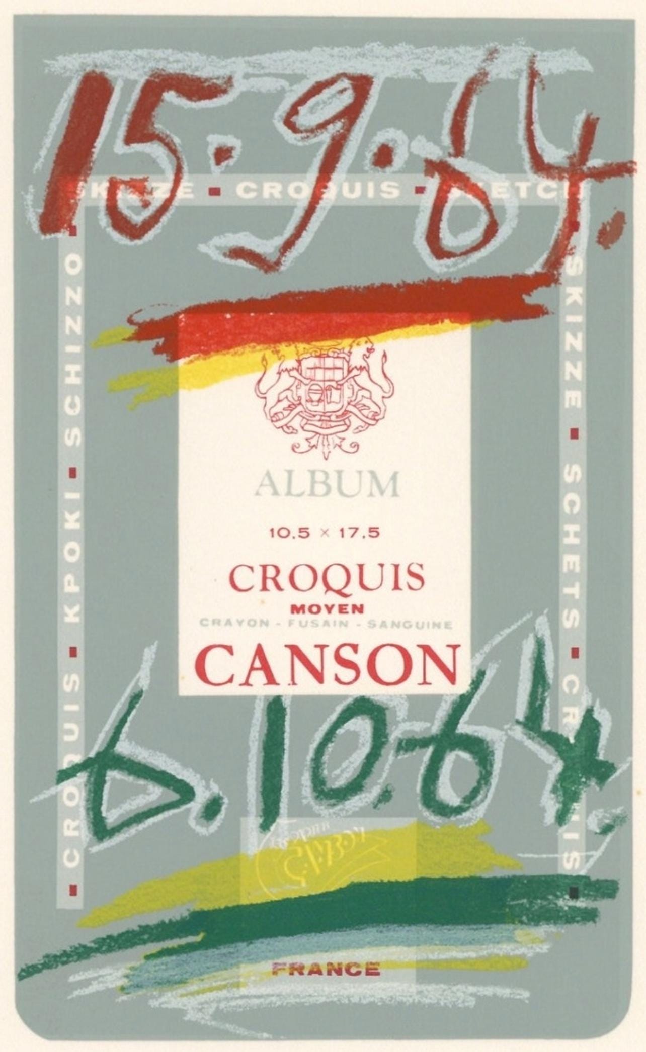 Pablo Picasso, 6.10.64. (Cramer 148), Le Got Du Bonheur, Mixed Media Lithograph