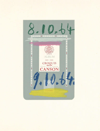 Pablo Picasso, 9.10.64. (Cramer 148), Le Got Du Bonheur, Mixed Media Lithograph