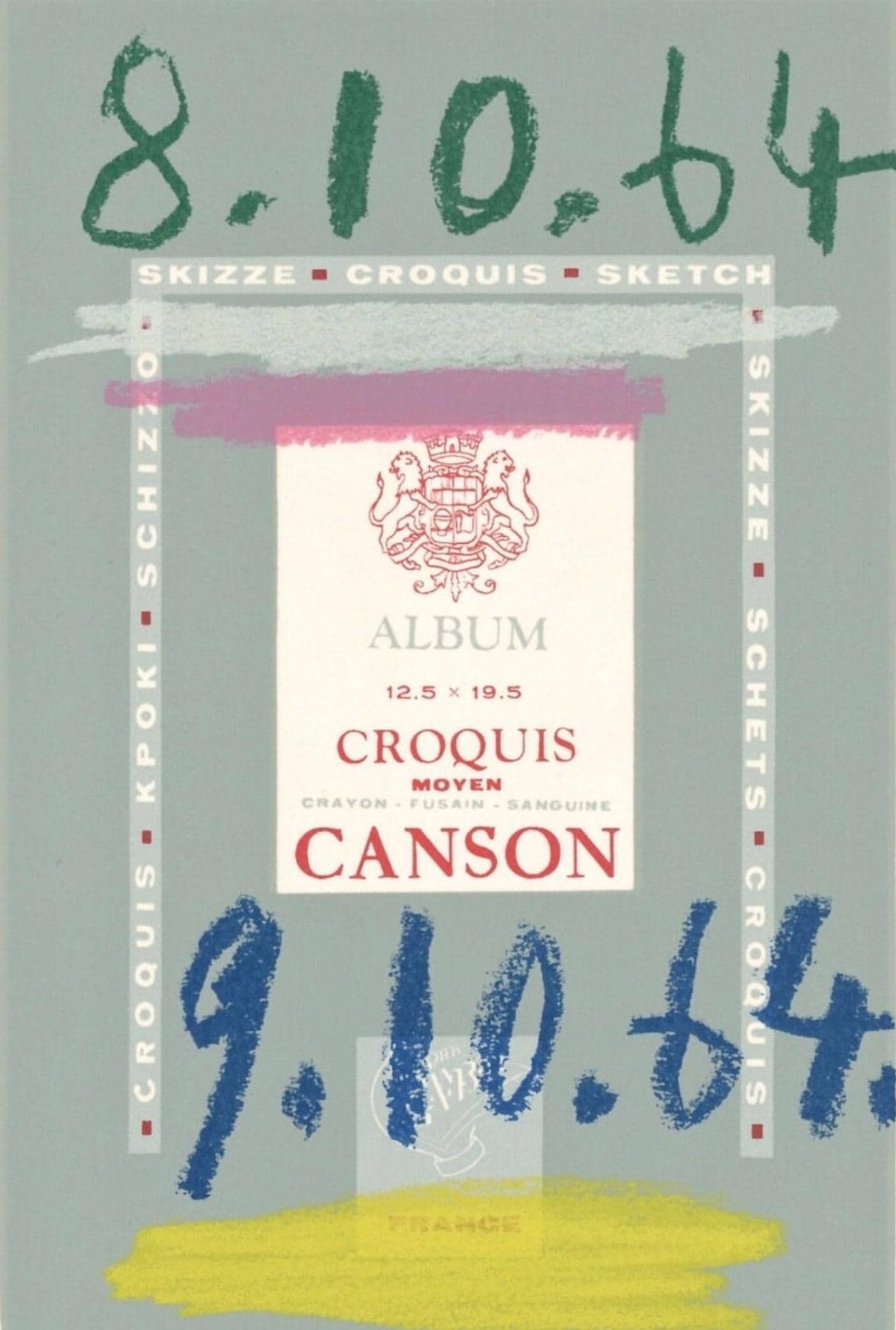 Pablo Picasso, 9.10.64. (Cramer 148), Le Got Du Bonheur, Mixed Media Lithograph