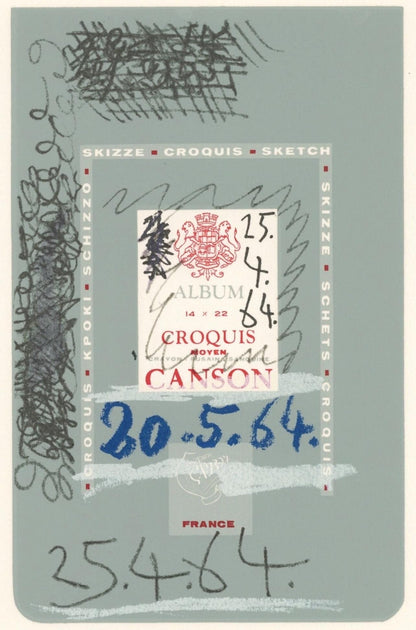 Pablo Picasso, 25.4.64. (Cramer 148), Le Got Du Bonheur, Mixed Media Lithograph