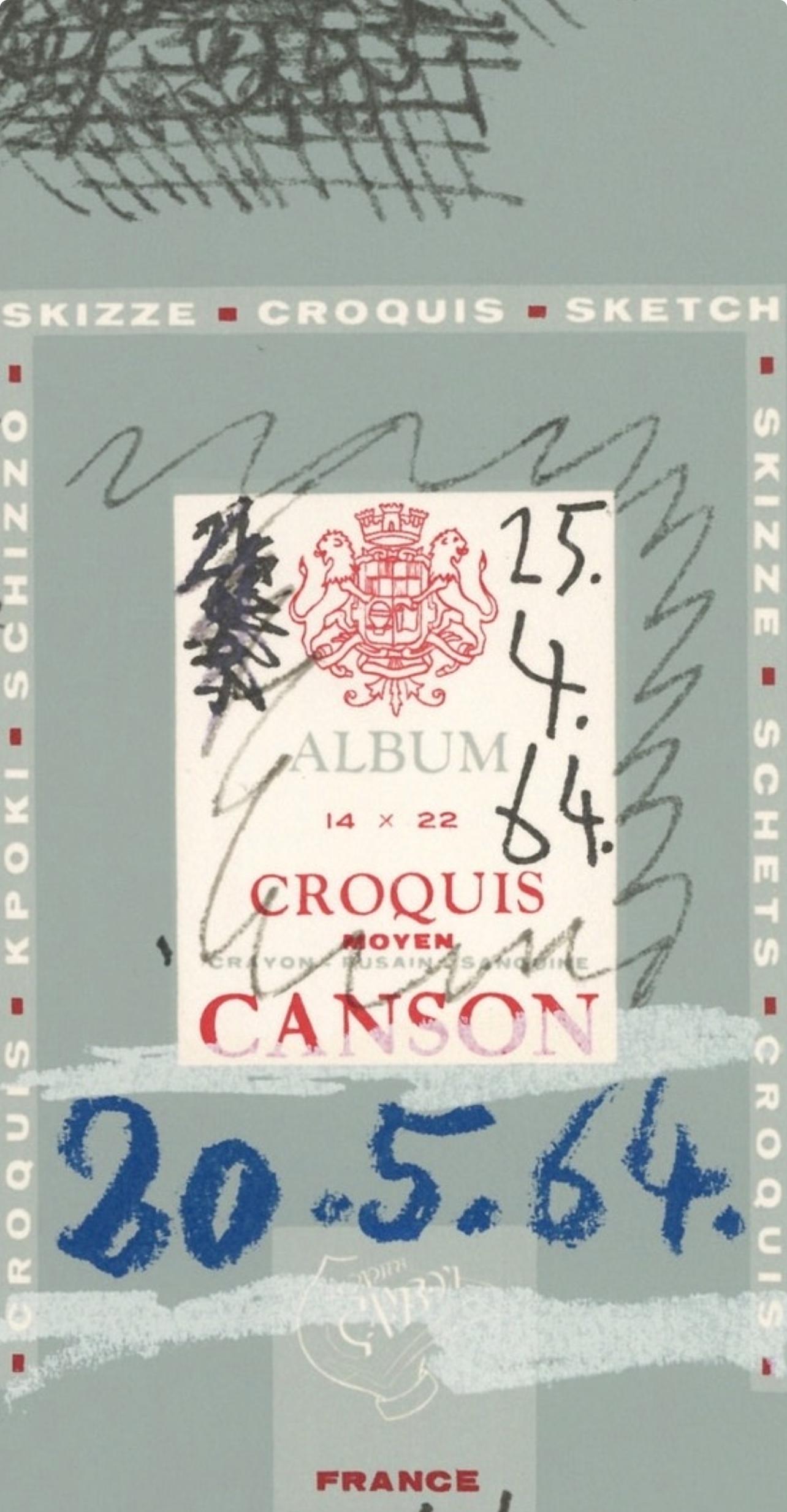 Pablo Picasso, 25.4.64. (Cramer 148), Le Got Du Bonheur, Mixed Media Lithograph