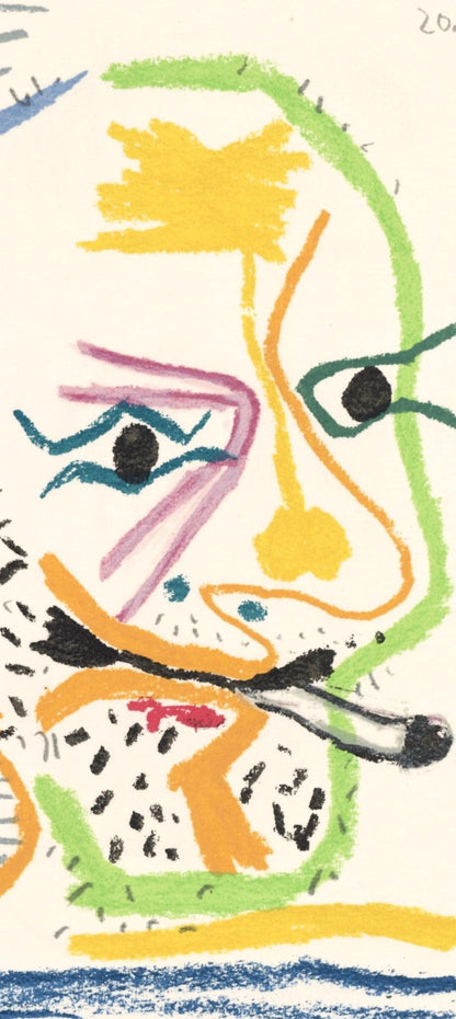 Pablo Picasso, 20.5.64. Vii (Cramer 148), Le Got Du Bonheur, Mixed Media Lithograph