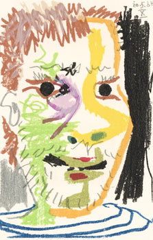 Pablo Picasso, 20.5.64. X (Cramer 148), Le Got Du Bonheur, Mixed Media Lithograph