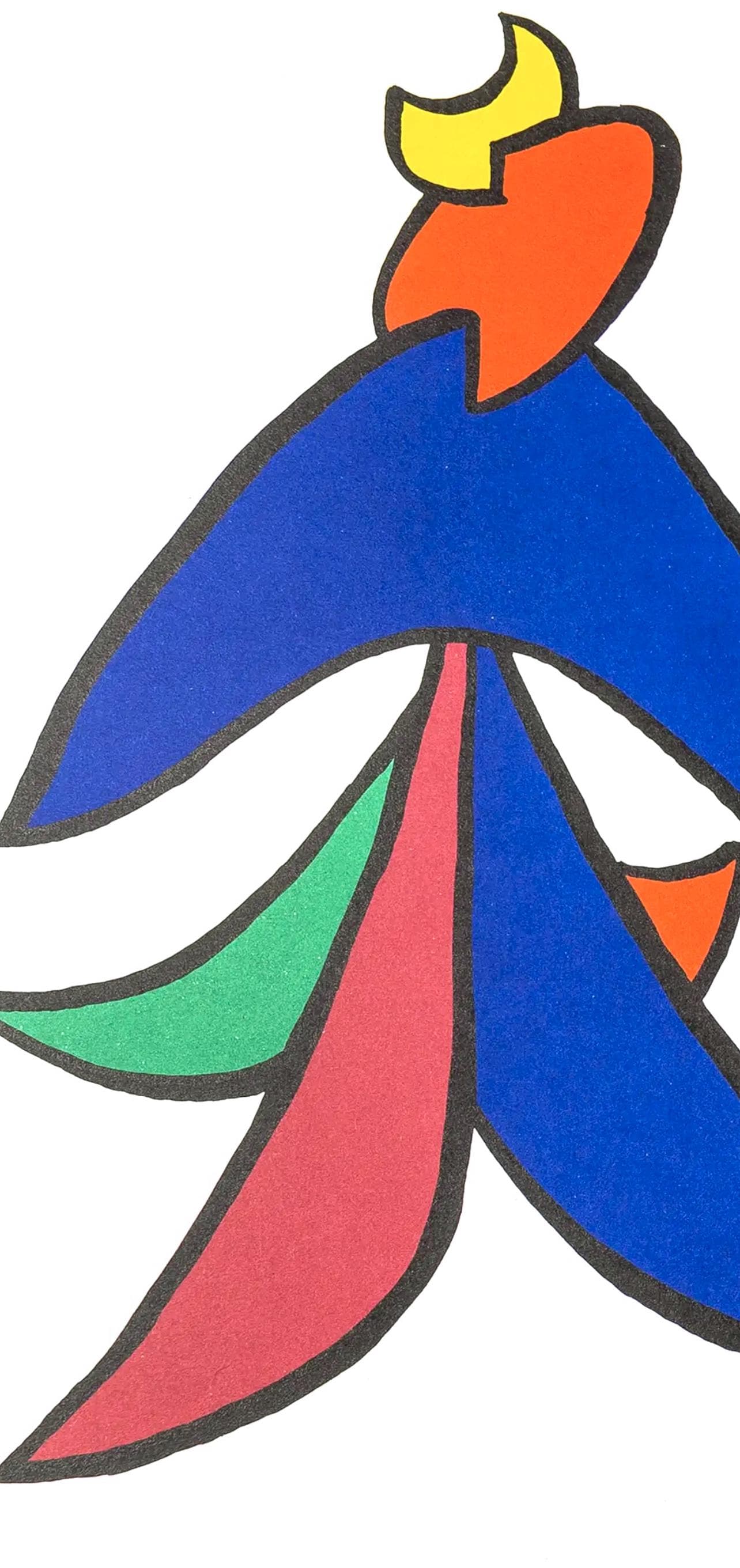 Alexander Calder, La Lune Et Porc Qui Pique, Stabiles, Derrire Le Miroir, Lithograph