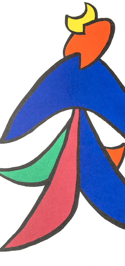 Alexander Calder, La Lune Et Porc Qui Pique, Stabiles, Derrire Le Miroir, Lithograph