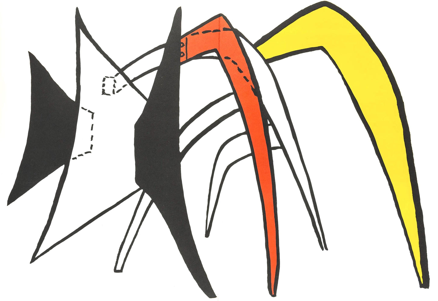 Alexander Calder, Tamanoir, Stabiles, Derrire Le Miroir, Lithograph