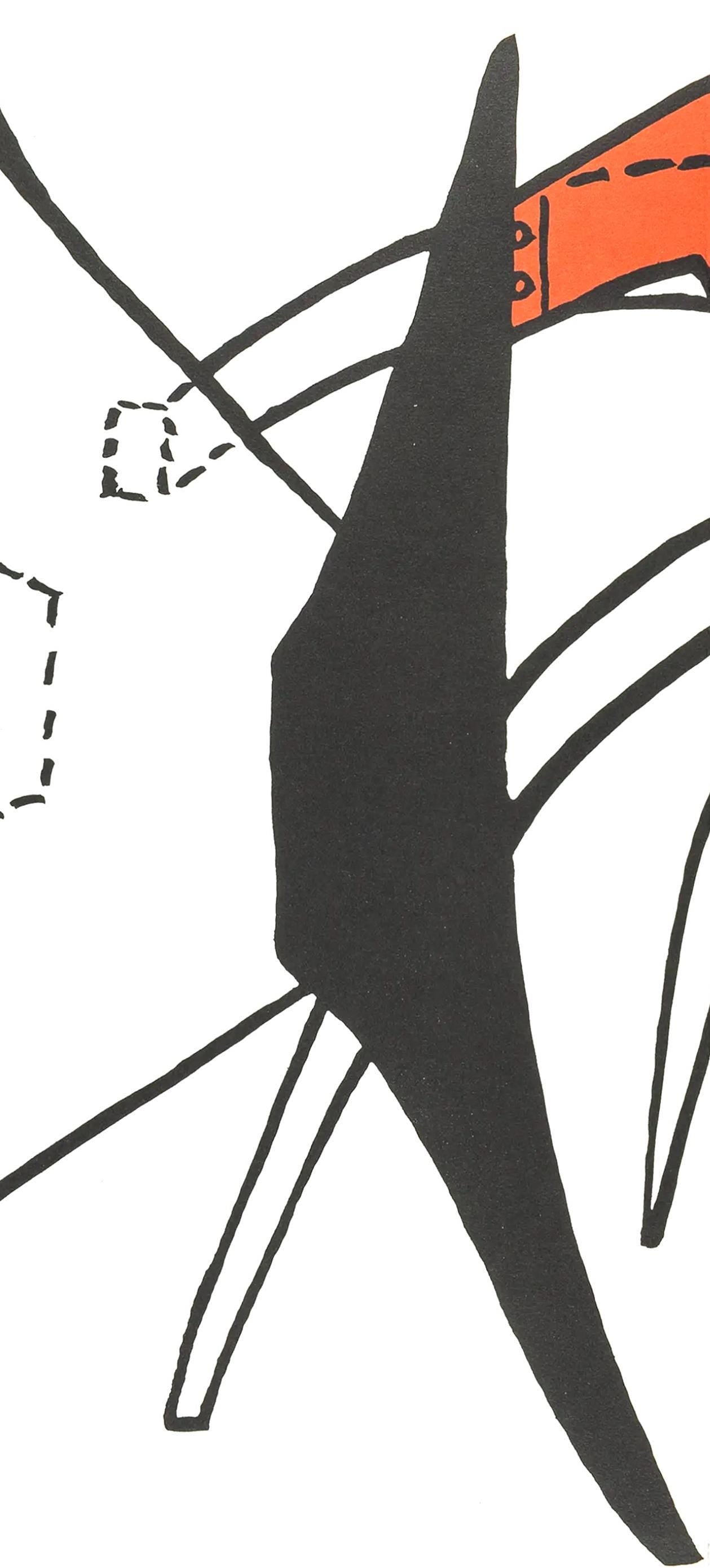 Alexander Calder, Tamanoir, Stabiles, Derrire Le Miroir, Lithograph