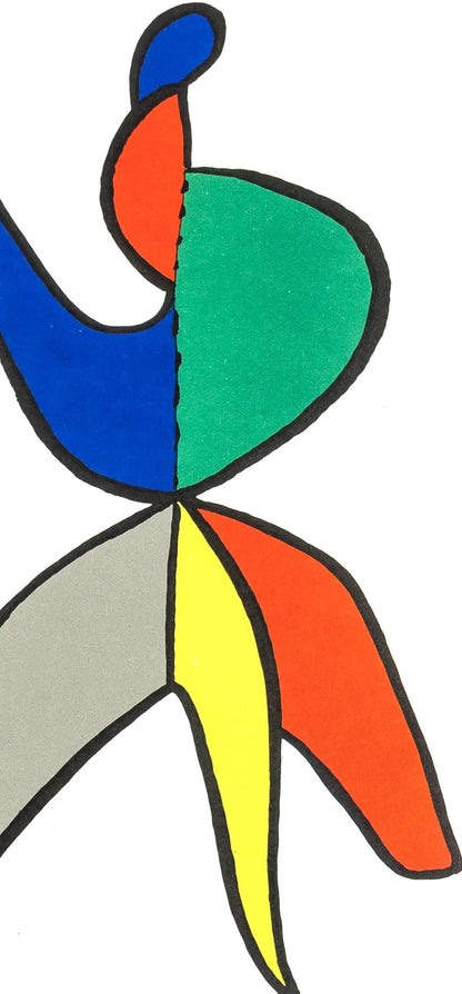 Alexander Calder, Le Bonnet Phrygien, Stabiles, Derrire Le Miroir, Lithograph