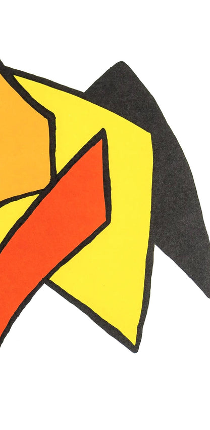 Alexander Calder, Porc Qui Pique, Stabiles, Derrire Le Miroir, Lithograph