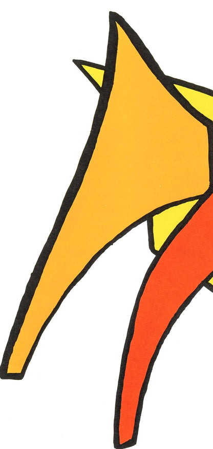 Alexander Calder, Porc Qui Pique, Stabiles, Derrire Le Miroir, Lithograph